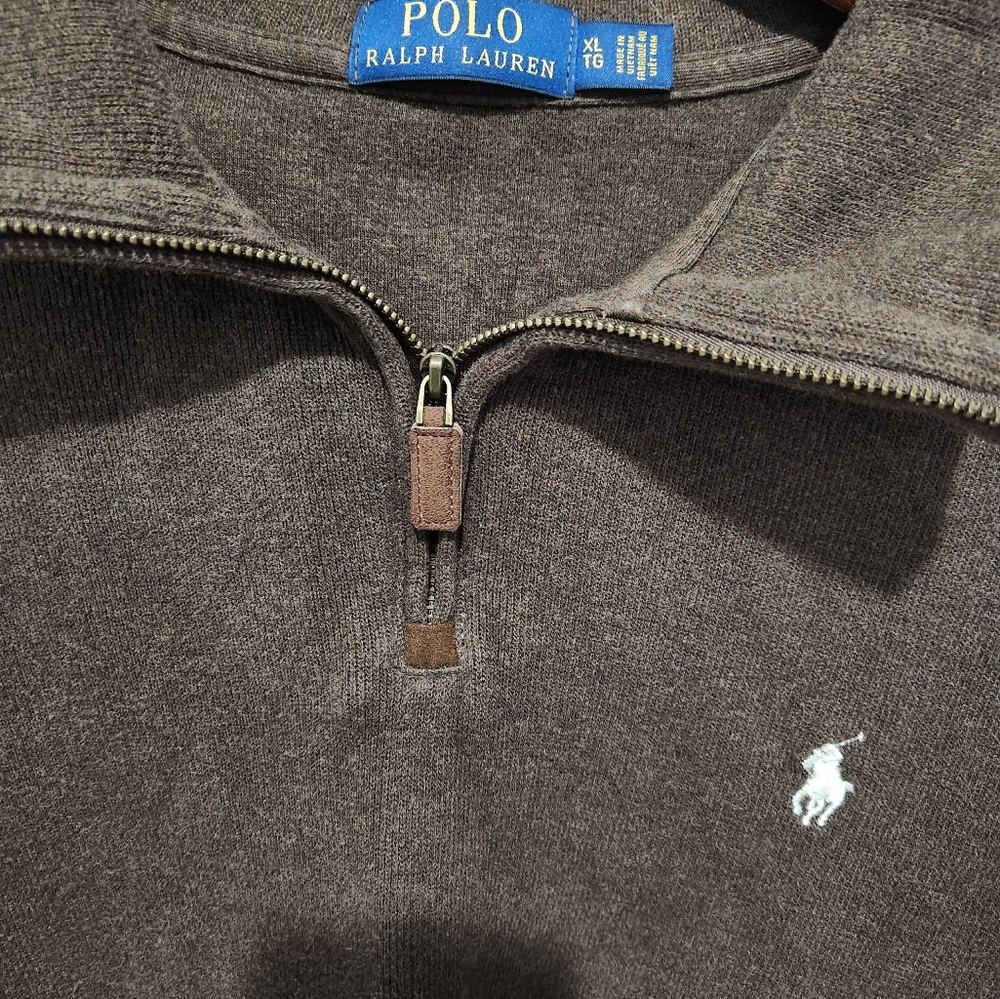 Mens ralph lauren polo half zip - Picture 2 of 5